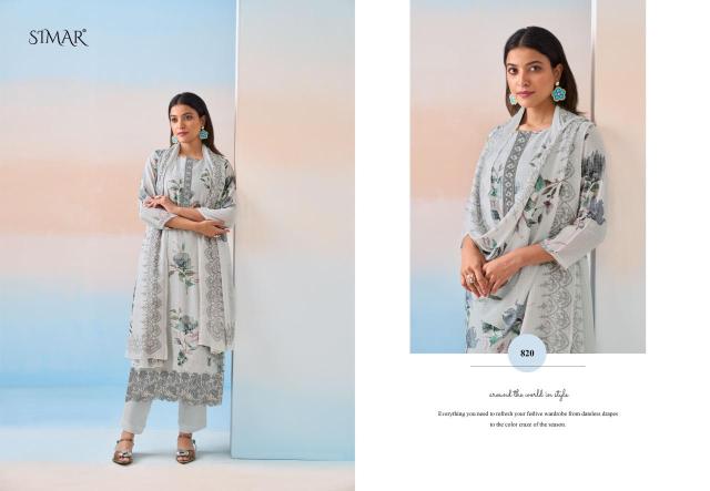 Glossy simar saaras cotton dress material wholesale